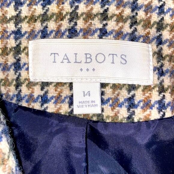 Talbots Multi-Color Houndstooth Blazer - Picture 7 of 12